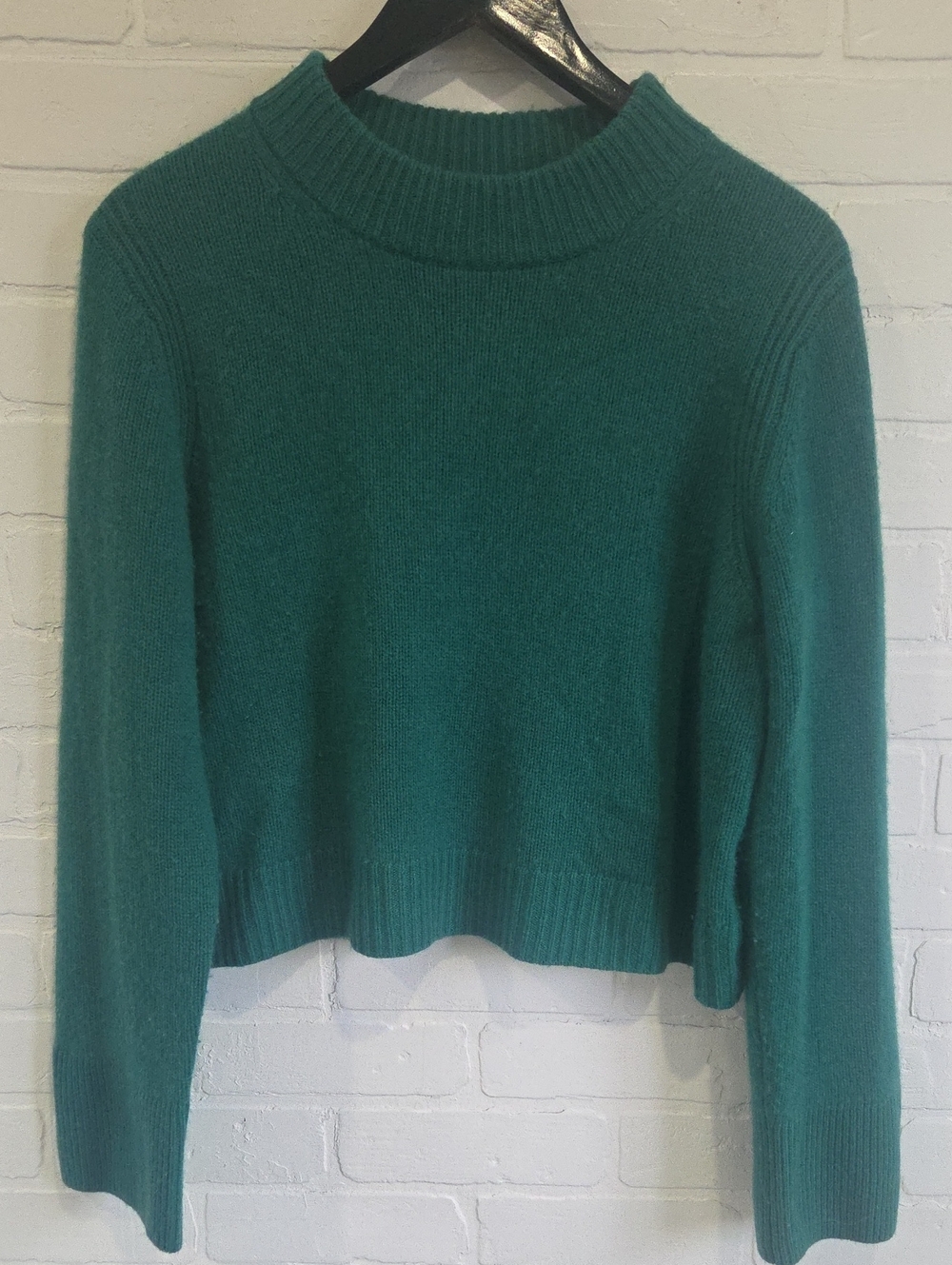 Hudson Jeans Cashmere Cropped Turtleneck Sweater